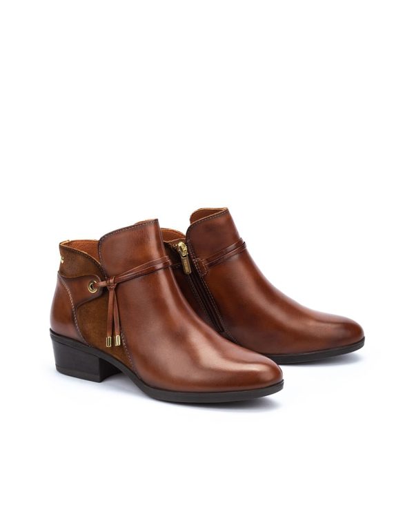 High-Heel Ankle Boot Leather Daroca for Woman