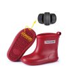 Kids Rain Boots for Toddler Boys Girls, Waterproof Rubber Boots Lightweight kids Rainboots for Beach Outdoor Playing