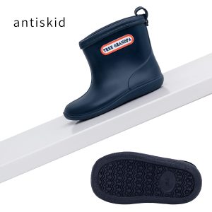 Toddler Rain Boots Baby Kids Easy-on Rain shoes Children Waterproof Shoes for Boys Girls(1-6 Years)