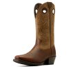 Brown Oiled Rowdy/Brown Bomber Sport Square Toe Men's Cowboy Boots 10050992