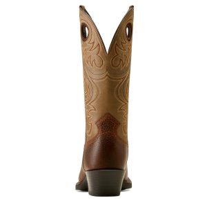 Brown Oiled Rowdy/Brown Bomber Sport Square Toe Men's Cowboy Boots 10050992