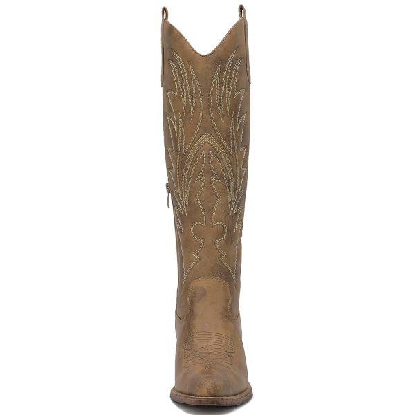 Women's The Western Cowboy Cowgirl Embroidered Knee High Boots