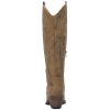 Women's The Western Cowboy Cowgirl Embroidered Knee High Boots