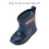 Toddler Rain Boots Baby Kids Easy-on Rain shoes Children Waterproof Shoes for Boys Girls(1-6 Years)