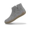 100% quality wool mix Slipper with leather sole - Unisex Slip-on