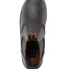 Men's Slip-On Work Boots for Men,Full Grain Leather,Anti-Static,Water/Slip Resistant,Fire Station Mechanic Industrial
