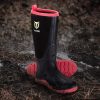 Rubber Boots for Women Multi-Season, Waterproof Rain Boots with Steel Shank, 6mm Neoprene Durable Rubber Outdoor Hunting Boots