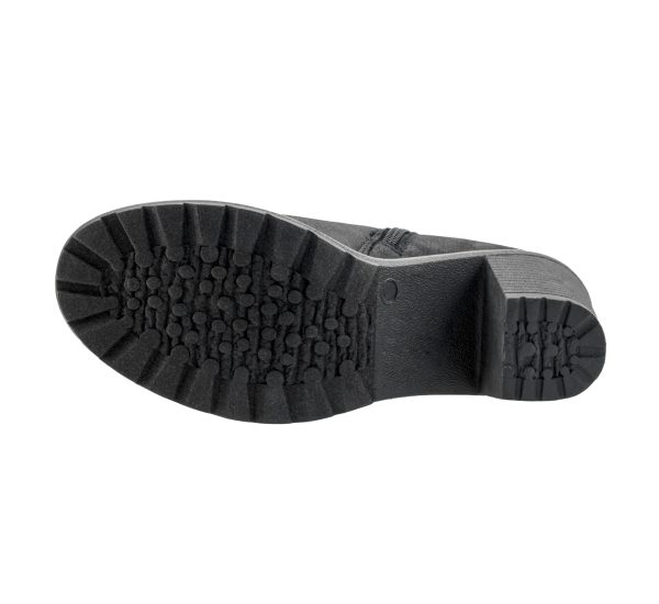 Hey Girl Womens Bite Me Bootie - Featuring a 3-Inch Heel, A Full Side Zip, Elastic Gore In The Upper From A Customizable Fit,