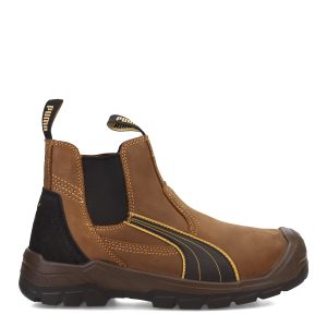 Men's Tanami Double Gore Brown Soft Toe Mid Industrial Shoe, 9