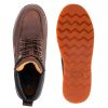 Mens Heavy Duty Soft/Composite/Steel Toe Work Boots for Men-Comfortable,GoodyearWelt,Full Grain Leather,6 in Wedge Moc Toe