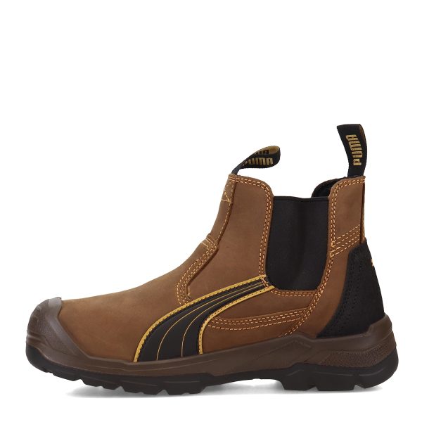 71ChMLoOrdL.jpg Men's Tanami Double Gore Brown Soft Toe Mid Industrial Shoe, 9