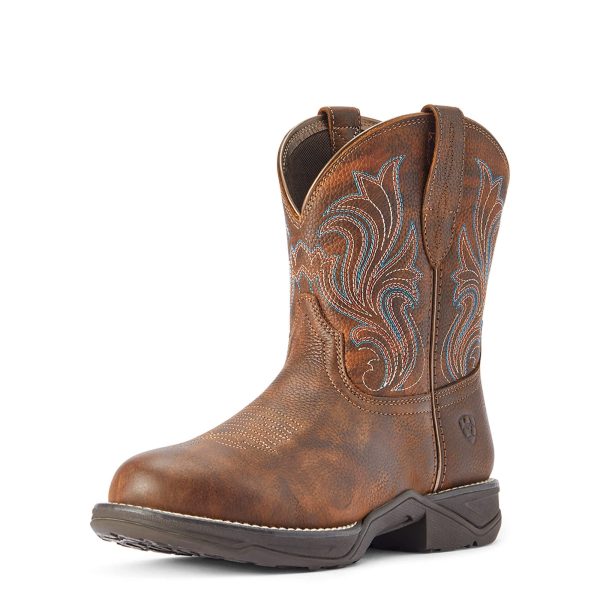 Women's Anthem Round Toe Shortie Waterproof Western Boot