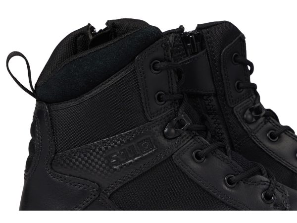 Tactical Men's ATAC 2.0 Work Boots, 6-Inch, Side Zipper, Black, Style 12394ABR