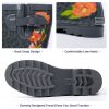 Rain Boots for Women, Waterproof Ladies Tall Knee High Rubber boots,Comfort Garden Boots Anti-Slip Mid Heel Women Rain Shoes