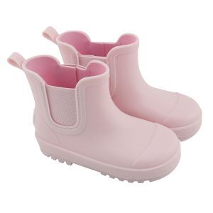 Toddler Rain Boots, Waterproof Rubber Kids Rainboot, Girls/Boys Light Water Shoes for Muddy Park/Hiking