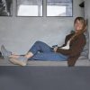 100% quality wool mix Slipper with leather sole - Unisex Slip-on
