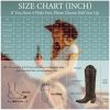 Cowboy Boots for Women Knee High Cowgirl Boots, Western Boots with Floral Embroidered Pointed Toe Chunky Heel Pull On Retro