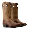 Brown Oiled Rowdy/Brown Bomber Sport Square Toe Men's Cowboy Boots 10050992