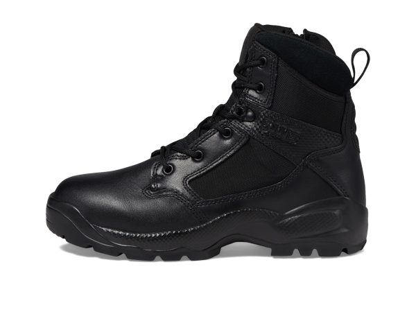 Tactical Men's ATAC 2.0 Work Boots, 6-Inch, Side Zipper, Black, Style 12394ABR