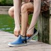 Deck Boots, Waterproof Rubber Fishing Rain Boots, Anti-slip Short Ankle Shoes for Outdoor Fishing Boating, Size 5-14