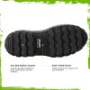 Rubber Boots for Men, 5.5mm Neoprene Insulated Rain Boots with Steel Shank, Waterproof Mid Calf Hunting Boots, Sturdy Rubber