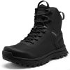 Tactical Boots for Men Lightweight Military Combat Boot Side Zipper Motorcycle Hiking Work Boots Waterproof 8 Inches