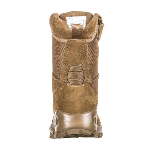 Tactical Men's Side-Zip Brown Boots, ATAC 2.0 8", Desert, Dark Coyote, Style 12393ABR