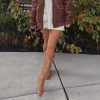 Cowboy Boots for Women Cowgirl Boots Embroidered Knee-High Western Boots Pointy Toe with Chunky Heel