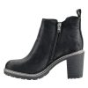 Hey Girl Womens Bite Me Bootie - Featuring a 3-Inch Heel, A Full Side Zip, Elastic Gore In The Upper From A Customizable Fit,