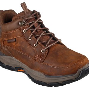 USA Men's Respected-Boswell 204454 Mid Top Leather Moc Toe Lace Up
