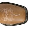 Cowboy Boots For Women Wide Square Toe Mid Calf Ladies Western Cowgirl Boots