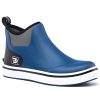 Deck Boots, Waterproof Rubber Fishing Rain Boots, Anti-slip Short Ankle Shoes for Outdoor Fishing Boating, Size 5-14