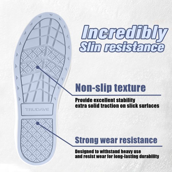 Women's Deck Boots, Anti-slip Ankle Rain Boot for Women Fishing Boots Waterproof Rubber Garden Shoes for Fishing, Farming &