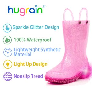 Light Up Rain Boots for Little Kids