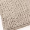 Women's Irish Cable Knitted Wool Side Zip Cardigan (100% Merino Wool)